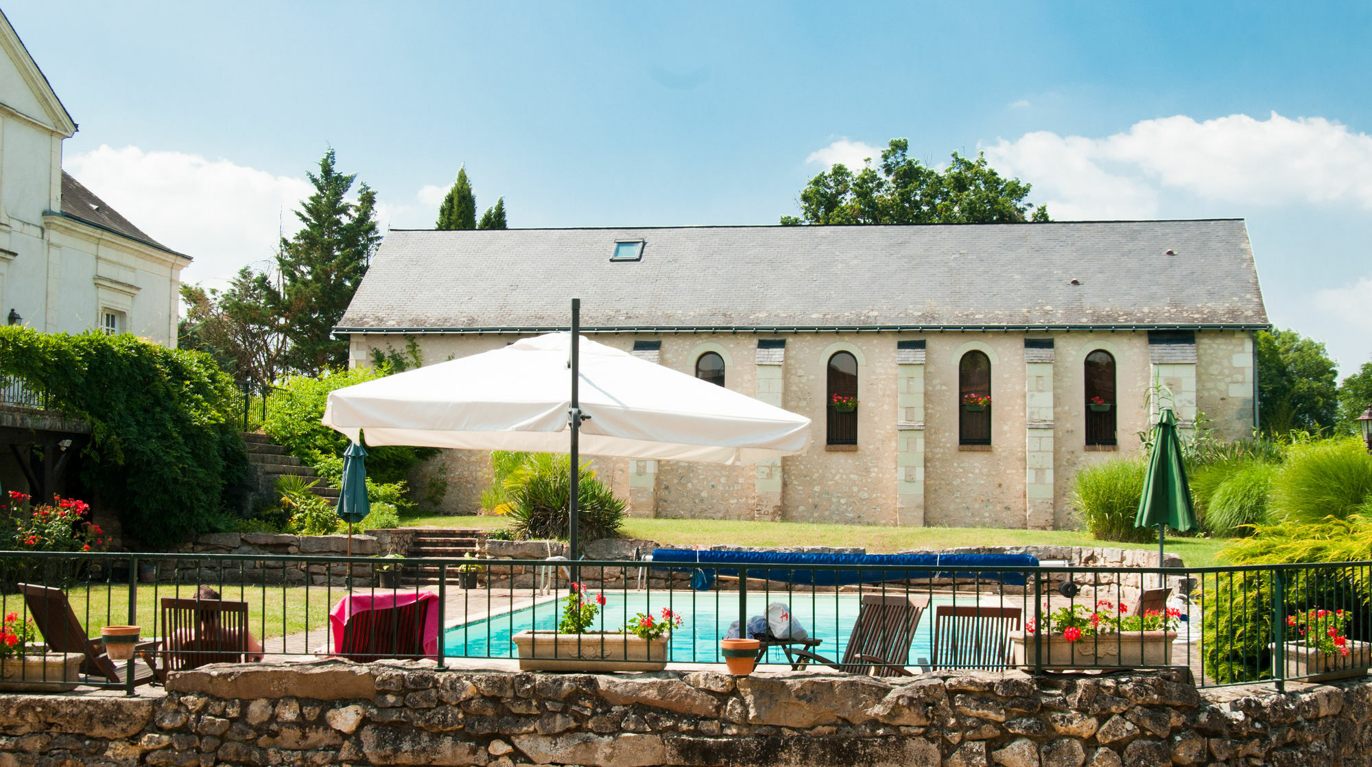 Domaine De La Courbe Hotel Le Lude Exterior foto